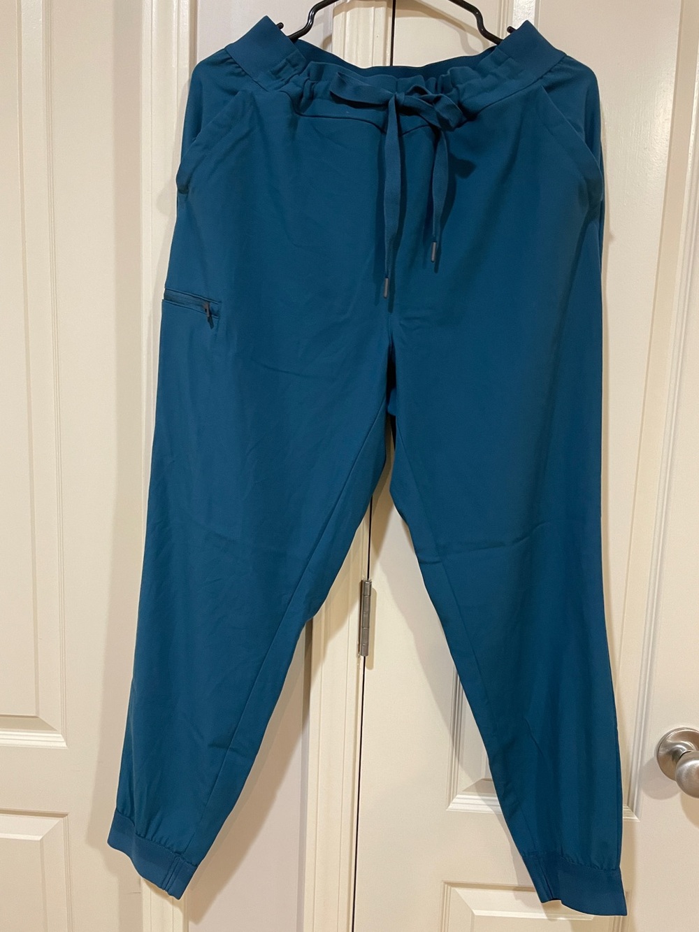 Healing Hands Teal Drawstring Jogger Pants